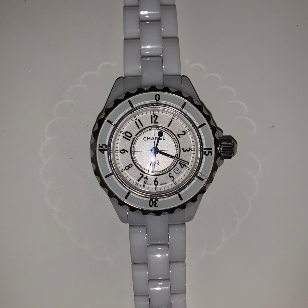 White Chanel J12 Watch